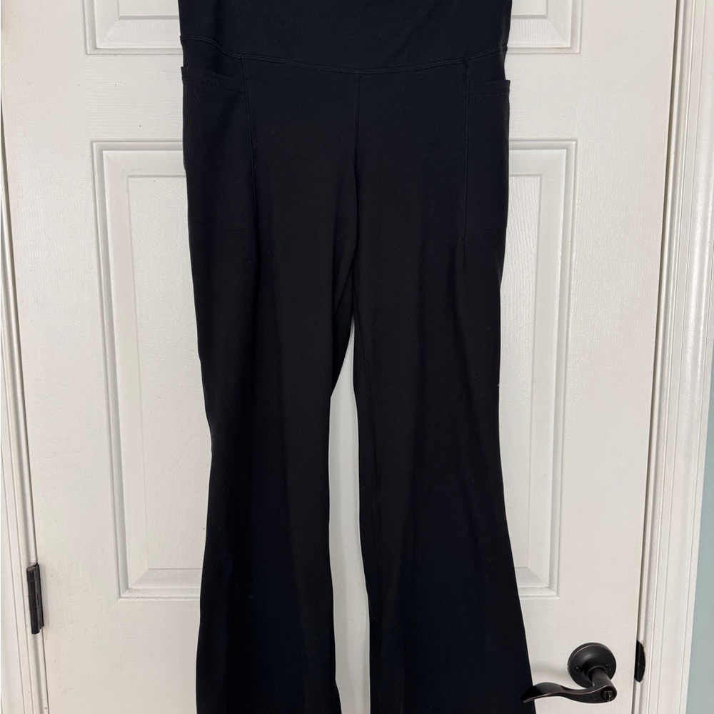 Women's Jockey Black Flared Pants